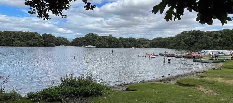 Canoe's at Salhouse Broad
