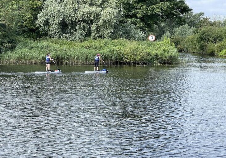 Paddleboarding on the Norfolk Broads - River Yare
